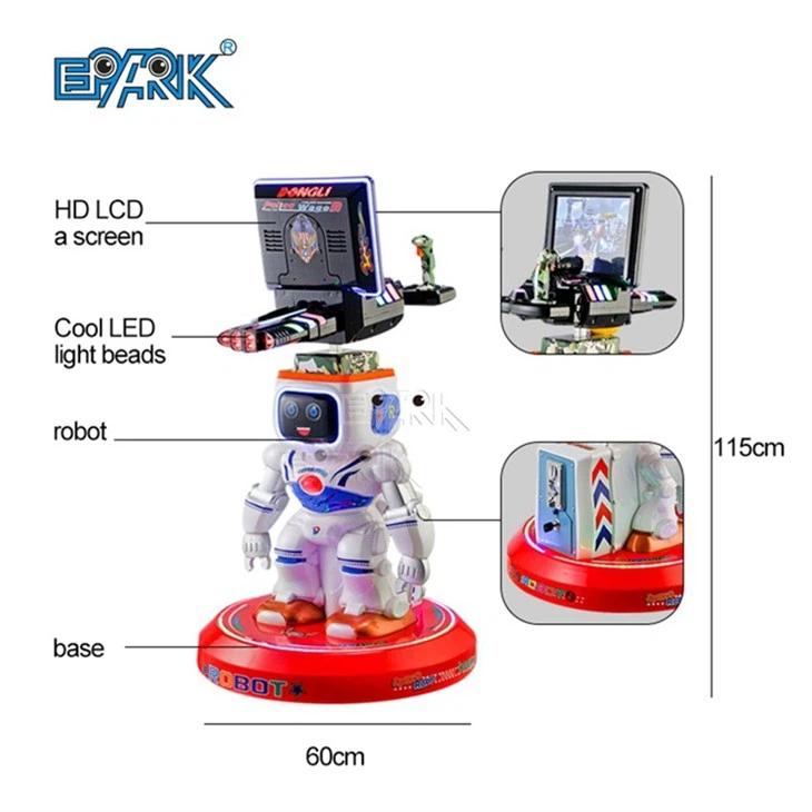 Robot Child Shooting Arcade Kids Shooting Machine
