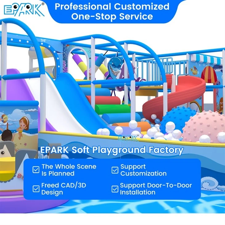 123m² Color-Explosion Indoor Playground Kids Never Want factory