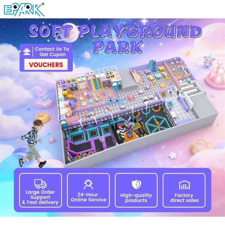 432m² Custom Indoor Playground Equipment |Soft Play Solutions factory