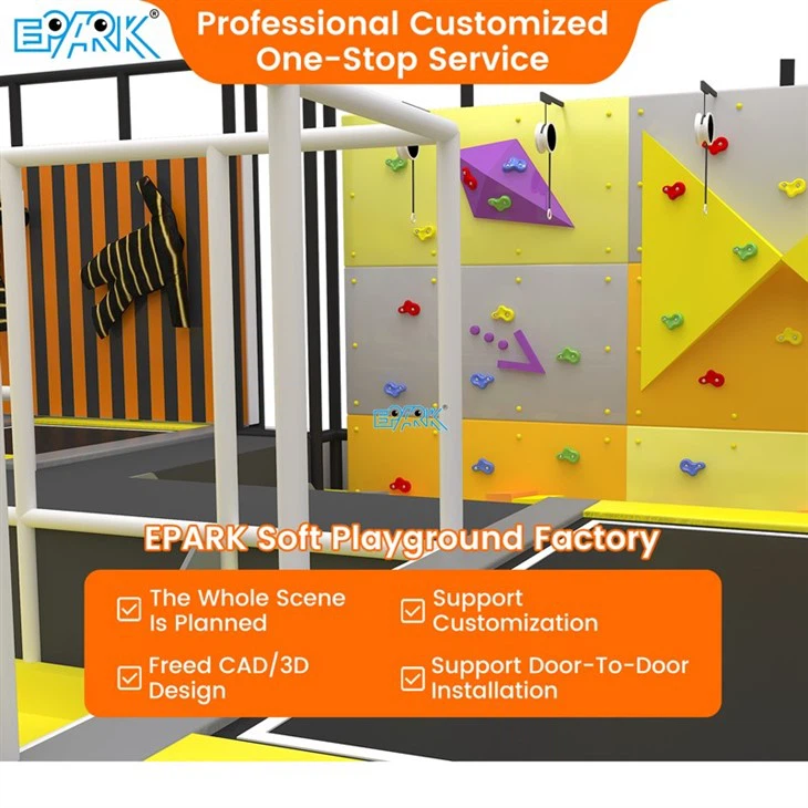 Kids’ 434m² Rainbow Indoor Playground high quality