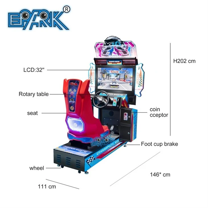 New Outrun Single Play Racing Arcade Machine