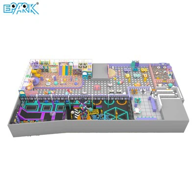 ملعب داخلي بمساحة 432 مترًا مربعًا لمغامرة الأطفال السعيدة
